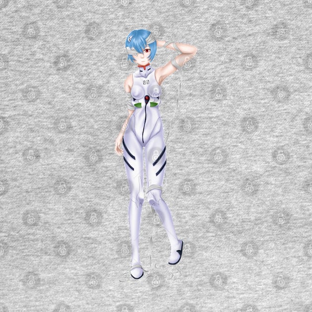 Rei Ayanami Bandage by Antonydraws